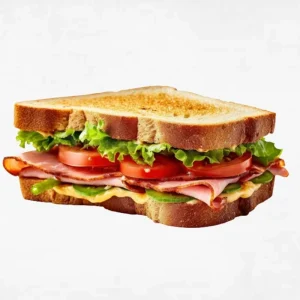 Ham cheese tomato sandwich