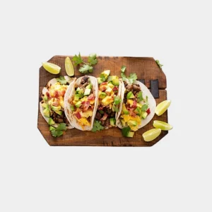 Cheese and bacon crumbled sausage