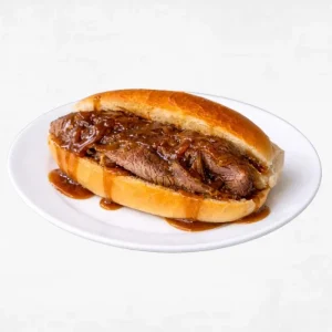 Roasted beef gravy roll